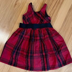 Plaid Red and Black polo dress